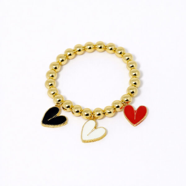 Pulsera tres corazones Moiras