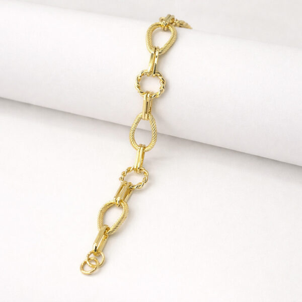 Pulsera Eslabones Elegance abierta Moiras