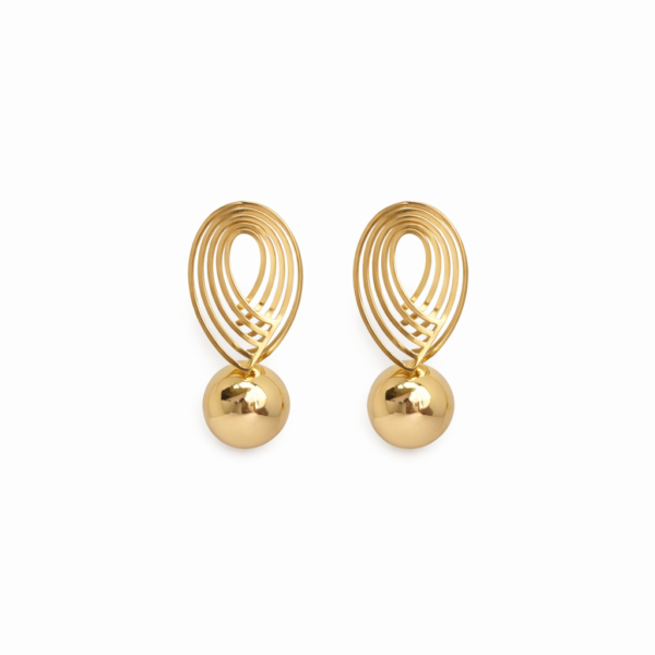 Aretes Topo Luxury Moiras